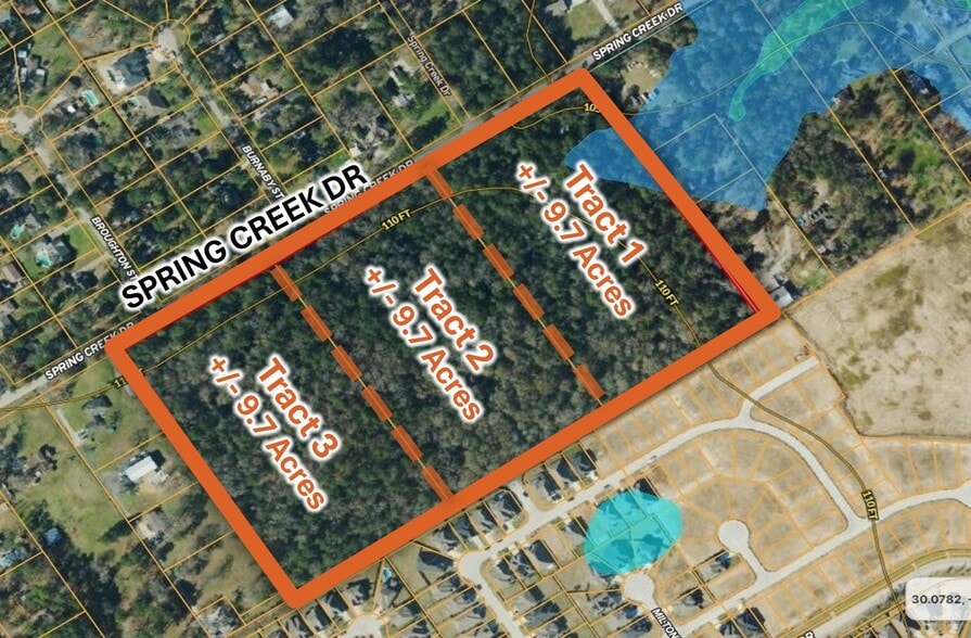 3330 Spring Creek Dr, Spring, TX à vendre - Aérien – Image 2 sur 4