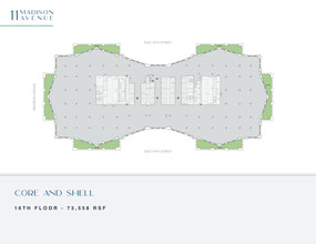 11 Madison Ave, New York, NY à louer Plan d’étage– Image 2 sur 2