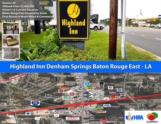 Plus de détails pour 2605 S Range Ave, Denham Springs, LA - Hôtellerie à vendre