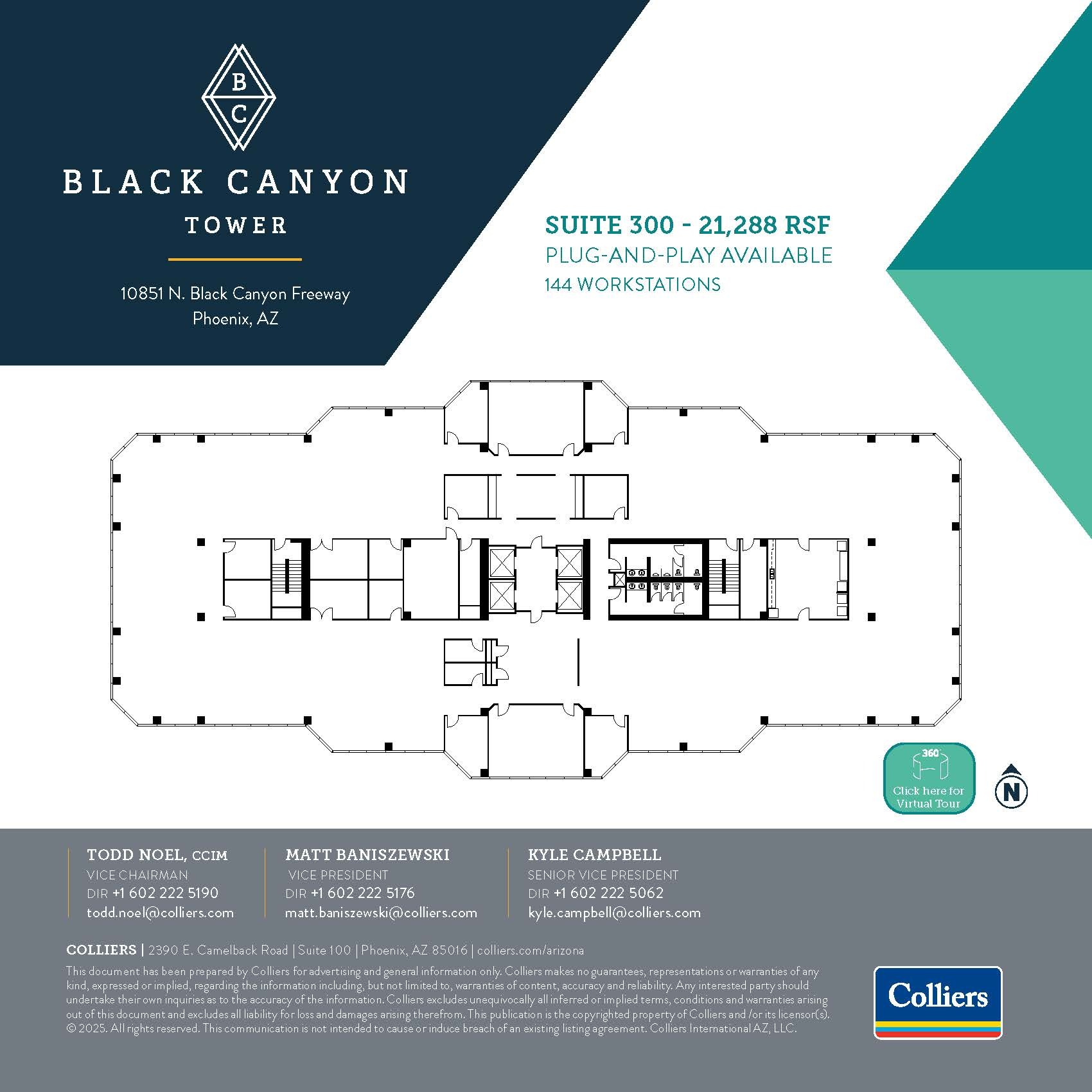 10851 N Black Canyon Hwy, Phoenix, AZ à louer Plan d’étage– Image 1 sur 2