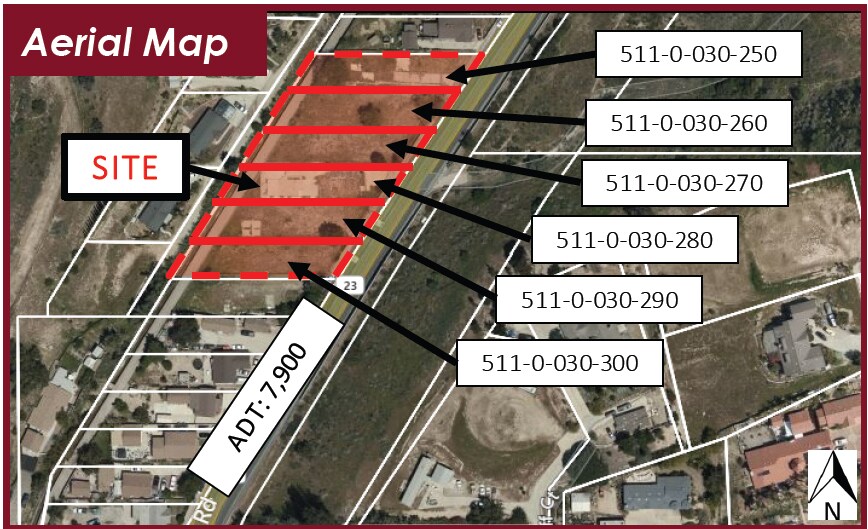 2 Vacant Residential Development Sites portefeuille de 2 biens à vendre sur LoopNet.fr - Aérien – Image 1 sur 2