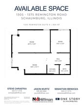 1305 Remington Rd, Schaumburg, IL à louer Plan d’étage– Image 1 sur 2