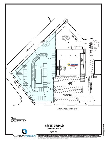 805 W Main St, Kenedy, TX à vendre - Plan de site – Image 3 sur 7