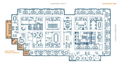 1255 Battery St, San Francisco, CA à louer Plan d’étage– Image 2 sur 2