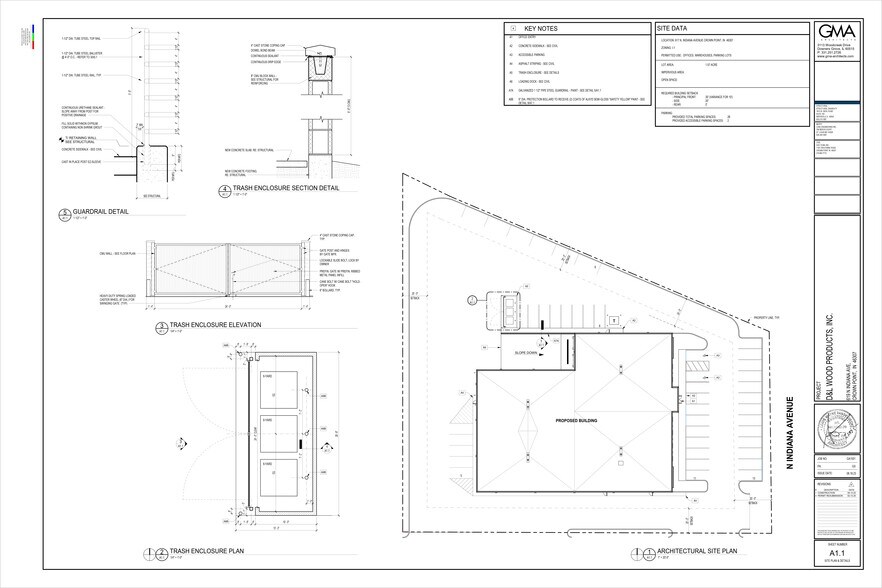 619 N Indiana Ave, Crown Point, IN à louer - Plan de site – Image 2 sur 2