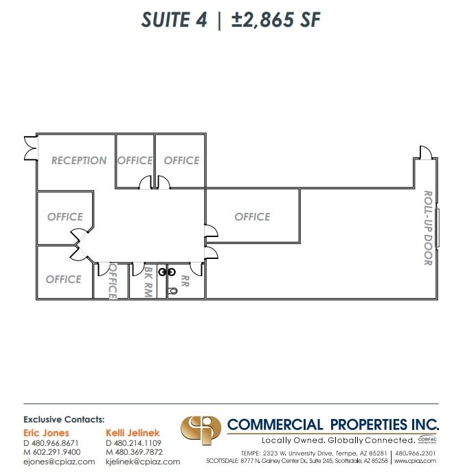 1800 W Broadway Rd, Tempe, AZ à louer Plan d’étage– Image 1 sur 1