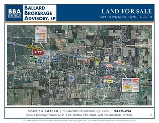 Plus de détails pour SWC N Hays, Clyde, TX - Terrain à vendre