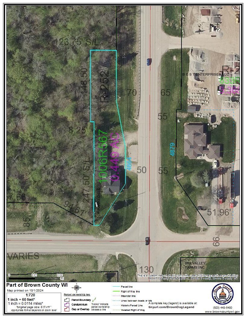 4864 WI-57 Lot A, De Pere, WI à vendre Plan cadastral– Image 1 sur 6