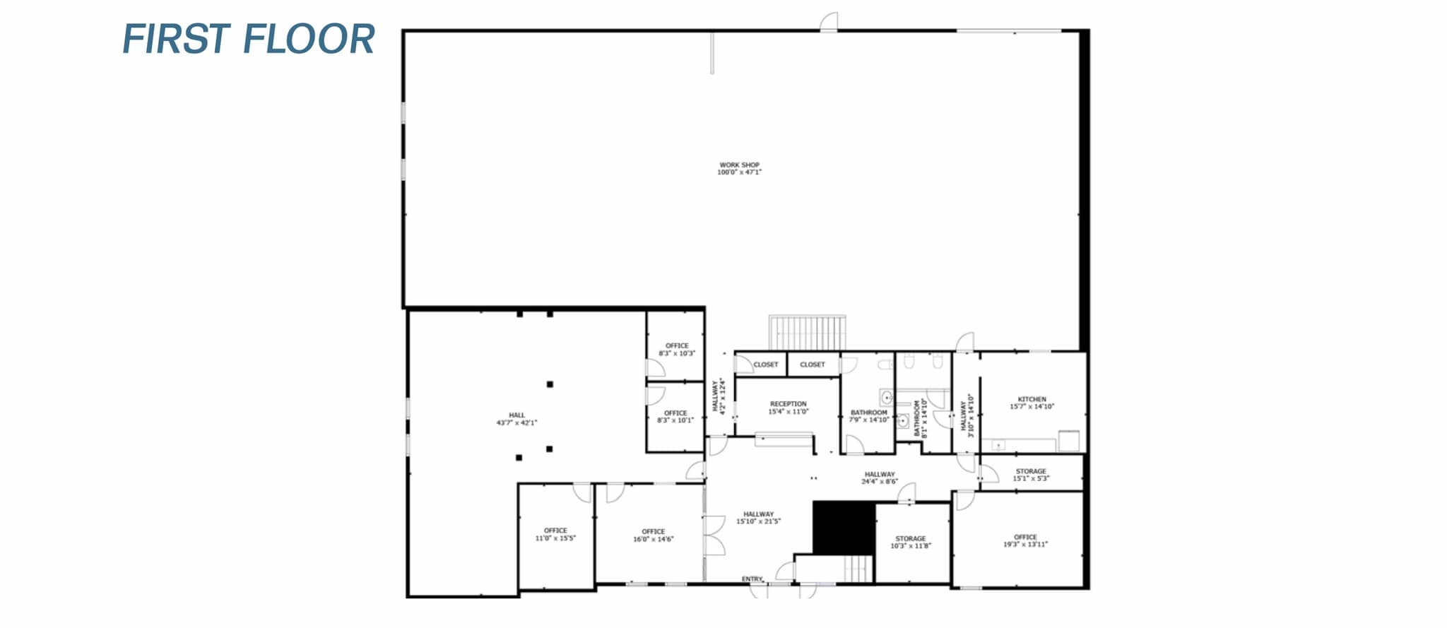 8835 Balboa Ave, San Diego, CA à louer Plan d’étage– Image 1 sur 2