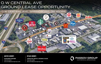 Plus de détails pour 0 W Central Ave, Springboro, OH - Terrain à louer