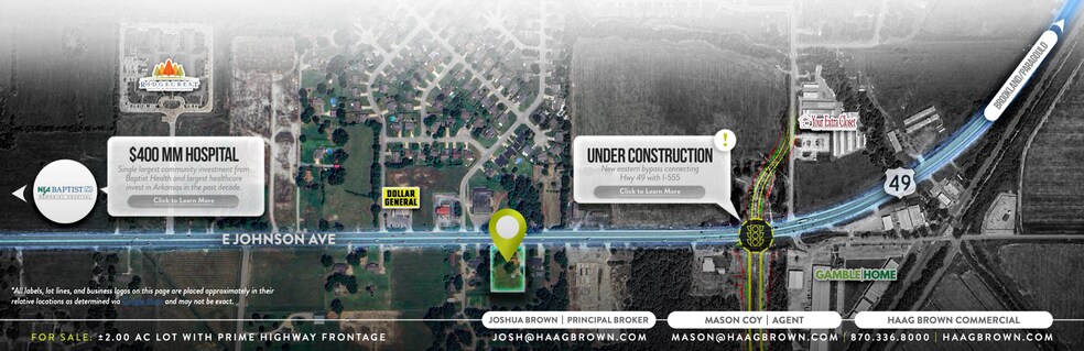 5911 E Johnson Ave, Jonesboro, AR à vendre - Aérien – Image 2 sur 4