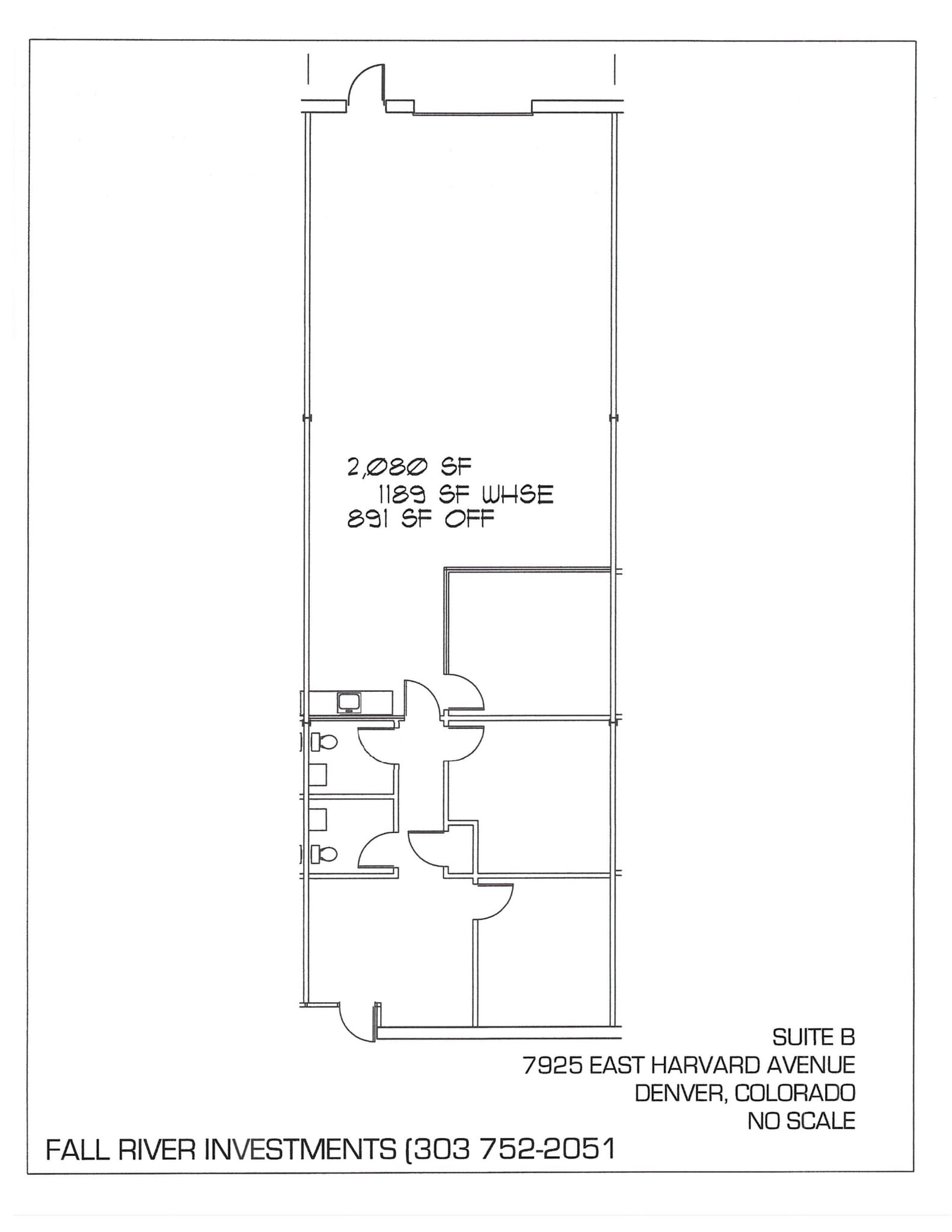7925 E Harvard Ave, Denver, CO à louer Plan de site– Image 1 sur 1