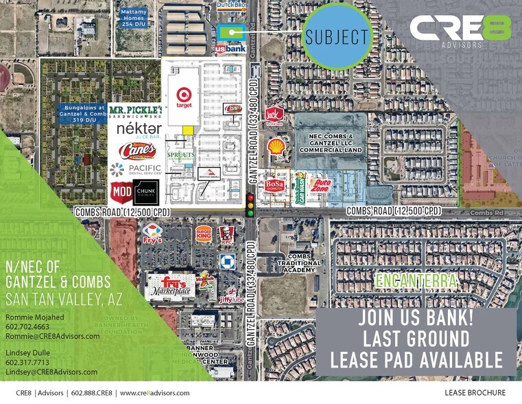 N/NWC Gantzel & Combs, San Tan Valley, AZ à louer - Photo de l’immeuble – Image 1 sur 3