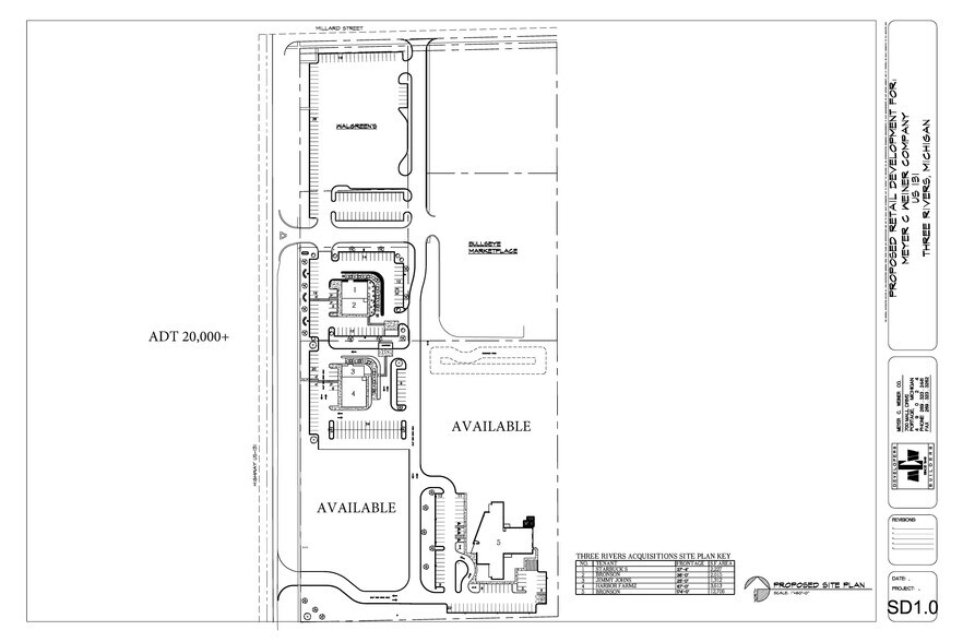 535 S US Highway 131, Three Rivers, MI à louer - Plan de site – Image 2 sur 4