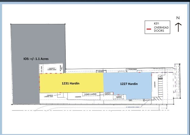 1227-1231 Hardin Ave, Sarasota, FL à louer Plan de site– Image 1 sur 8