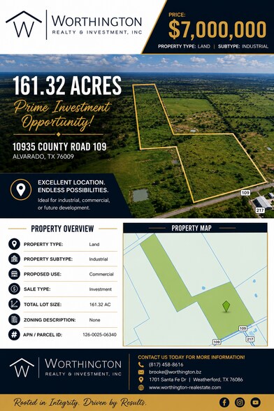 10935 County Road 109, Alvarado, TX à vendre - Photo de l’immeuble – Image 2 sur 30