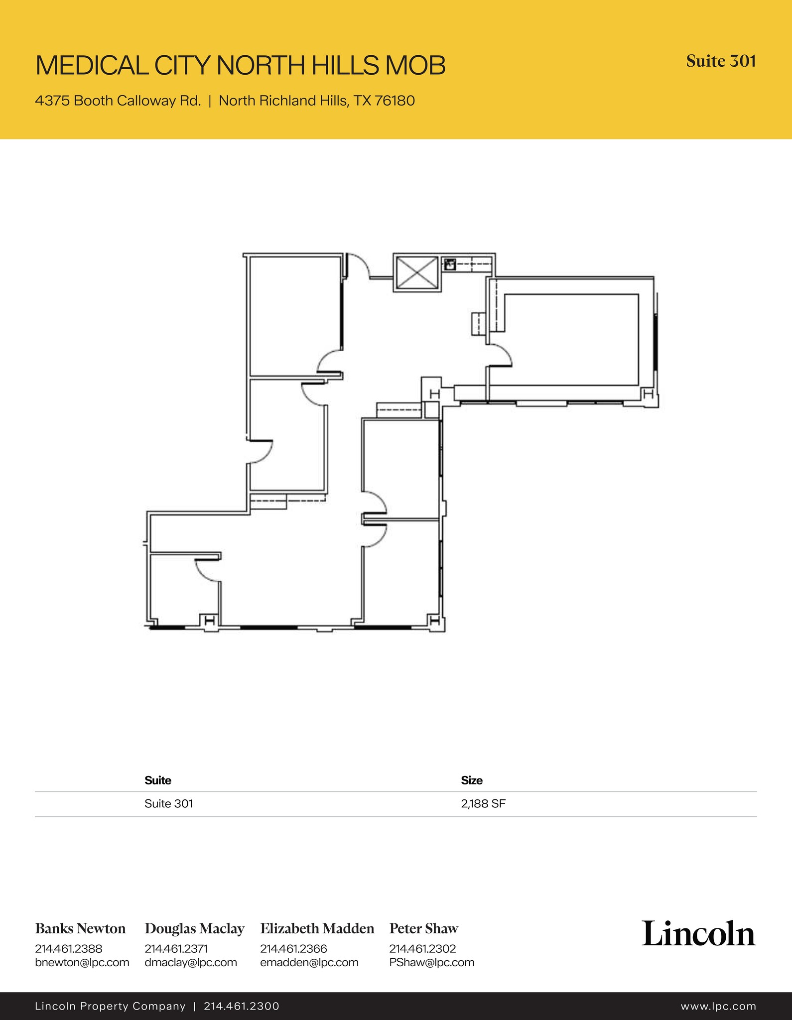 4375 Booth Calloway Rd, North Richland Hills, TX à louer Plan d’étage– Image 1 sur 1