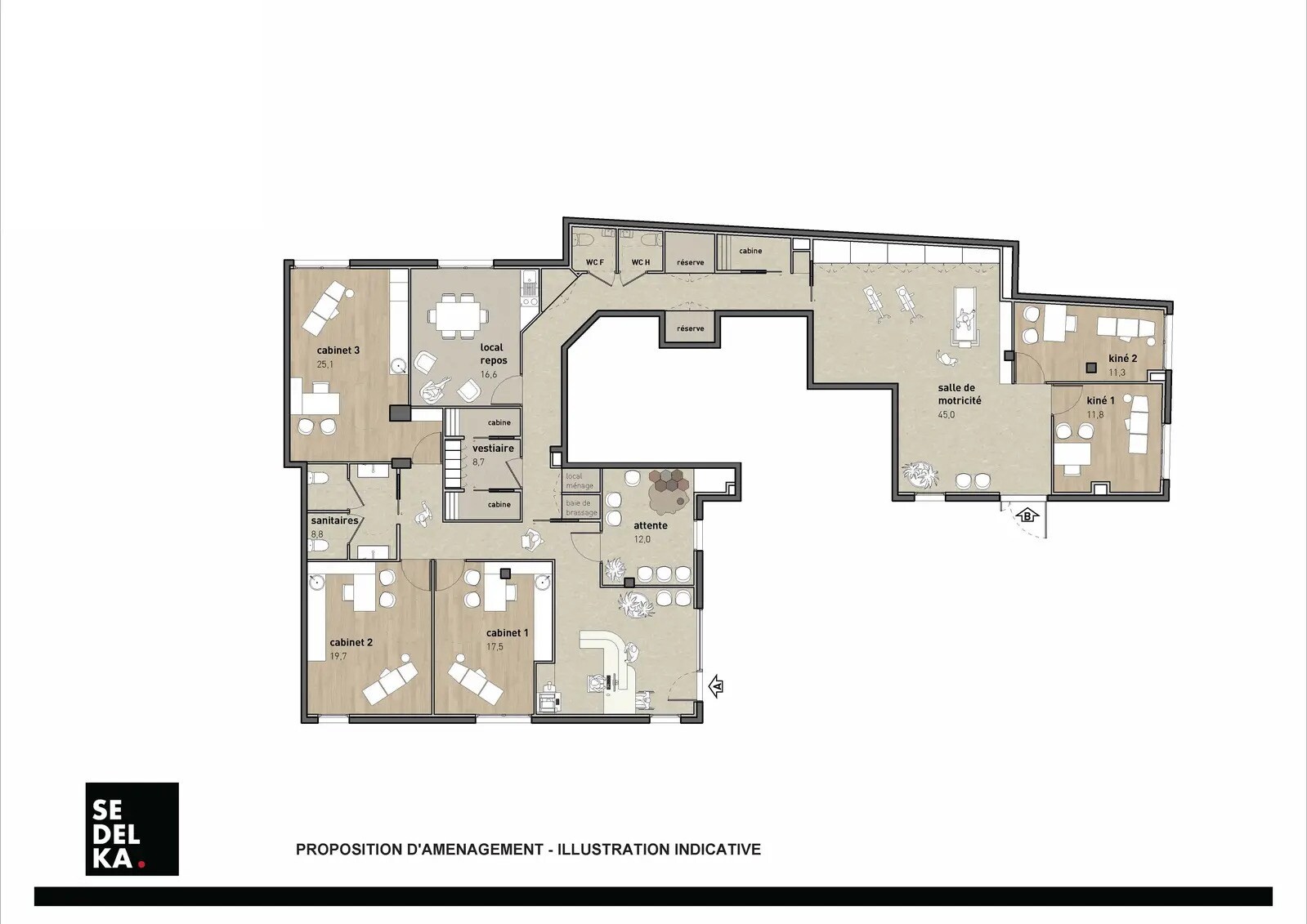 Bureau dans Craponne à vendre Plan d’étage– Image 1 sur 10