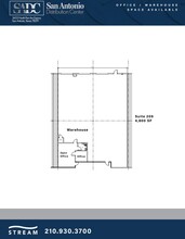 3453 IH-35 N, San Antonio, TX à louer Plan d’étage– Image 1 sur 1