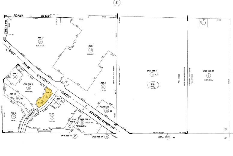 67555 E Palm Canyon Dr, Cathedral City, CA à louer - Plan cadastral – Image 2 sur 40