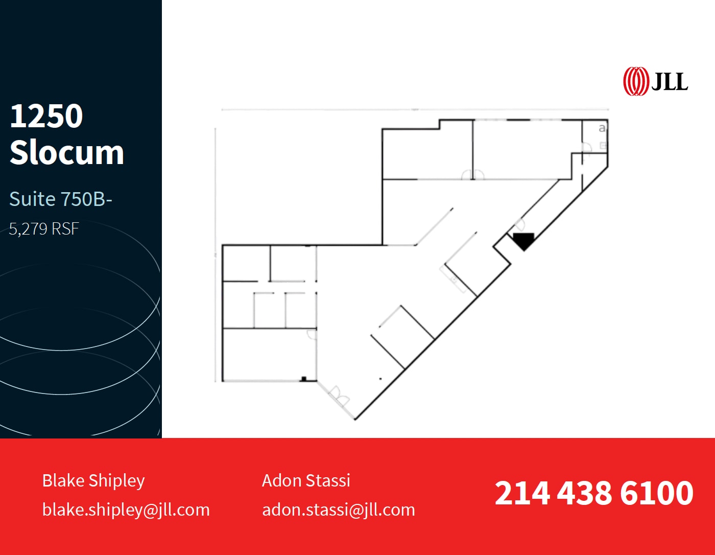 1250 Slocum St, Dallas, TX à louer Plan d’étage– Image 1 sur 6