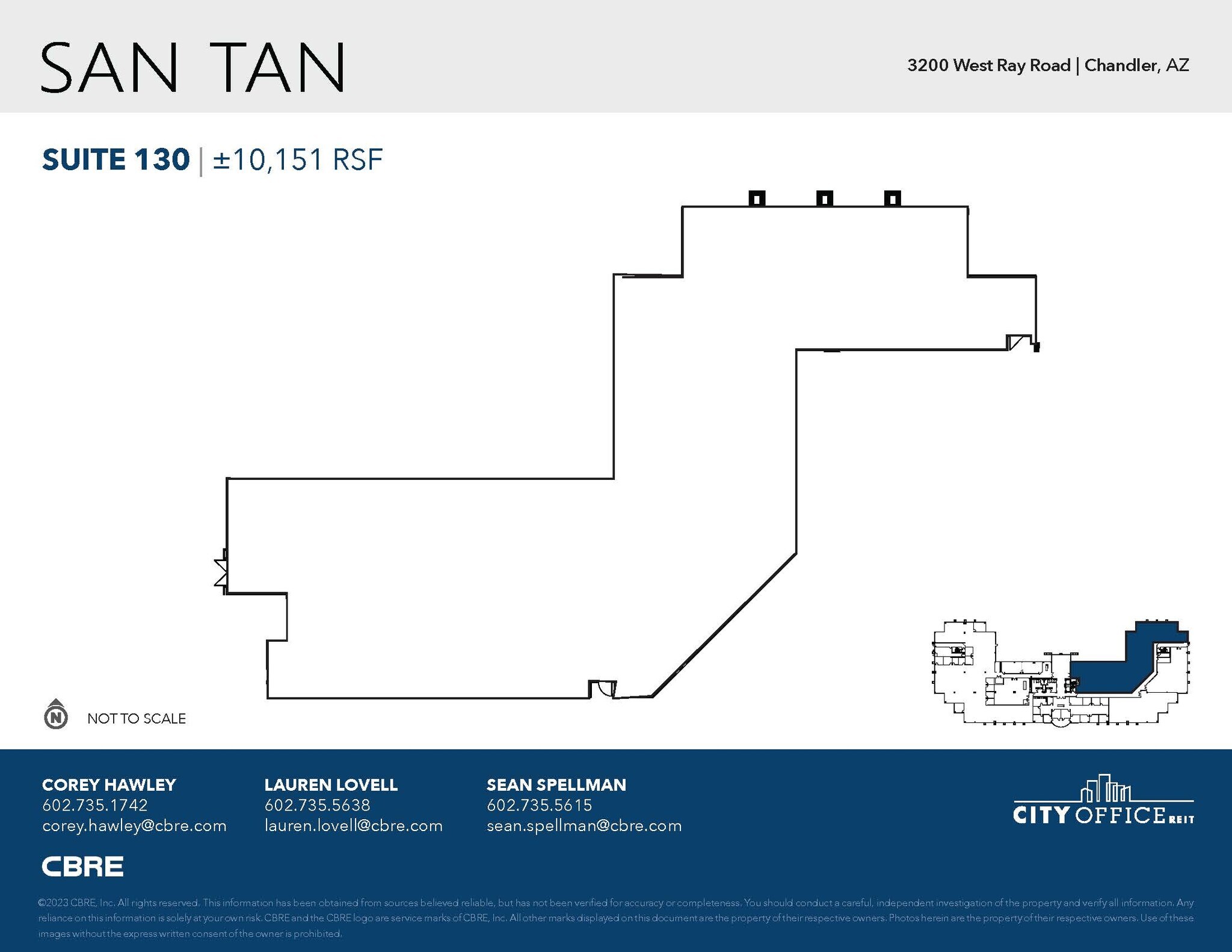 3200 W Ray Rd, Chandler, AZ à louer Plan d’étage– Image 1 sur 1