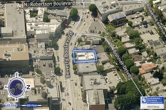 8761 Beverly Blvd, West Hollywood, CA - Vue aérienne  vue de carte