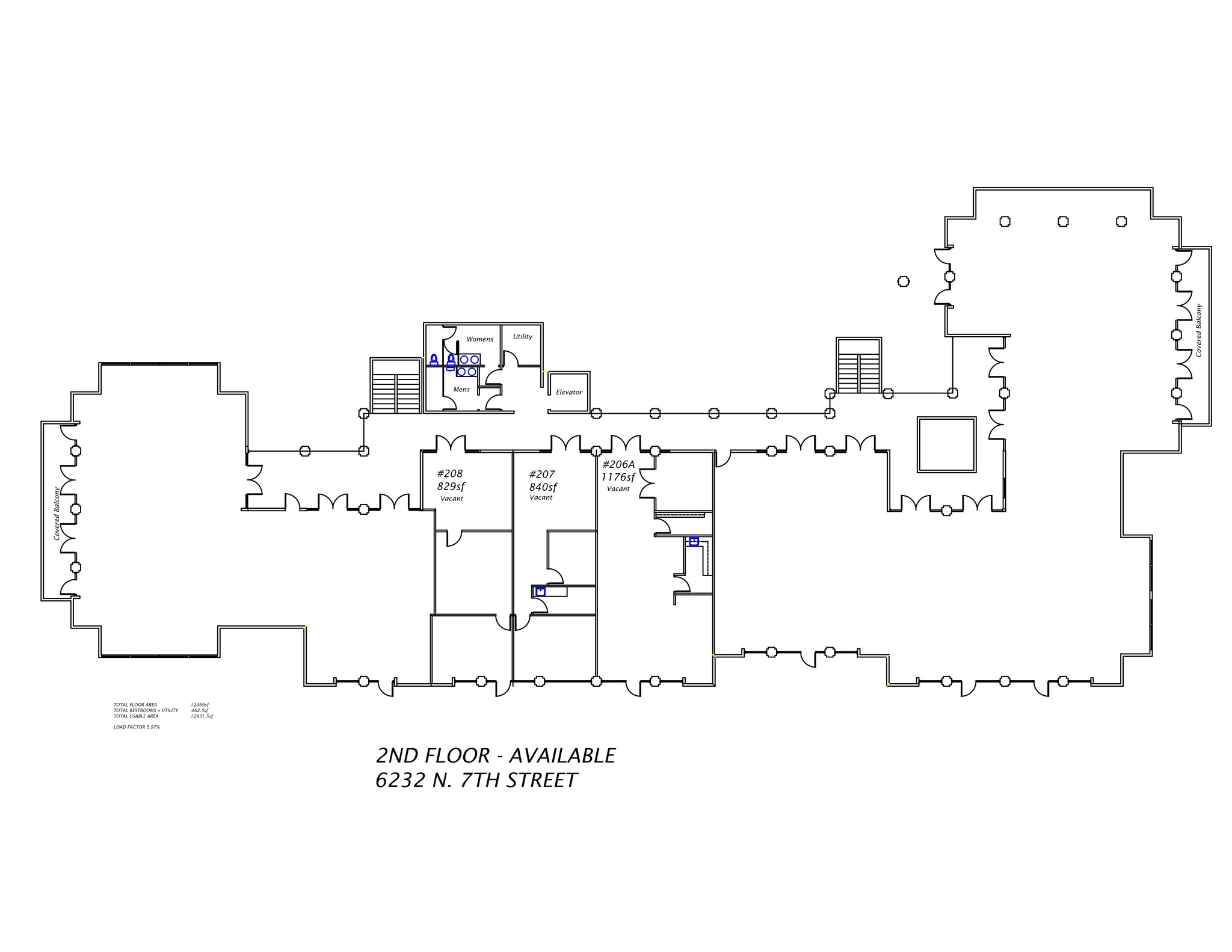 6232 N 7th St, Phoenix, AZ à louer Plan de site– Image 1 sur 2