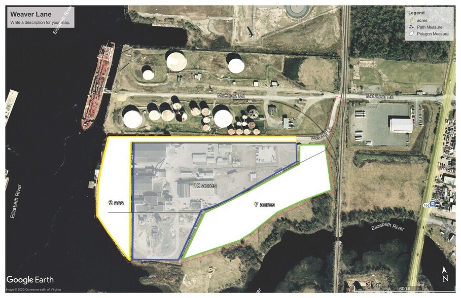 700 Weaver Ln, Chesapeake, VA à louer - Aérien – Image 3 sur 3