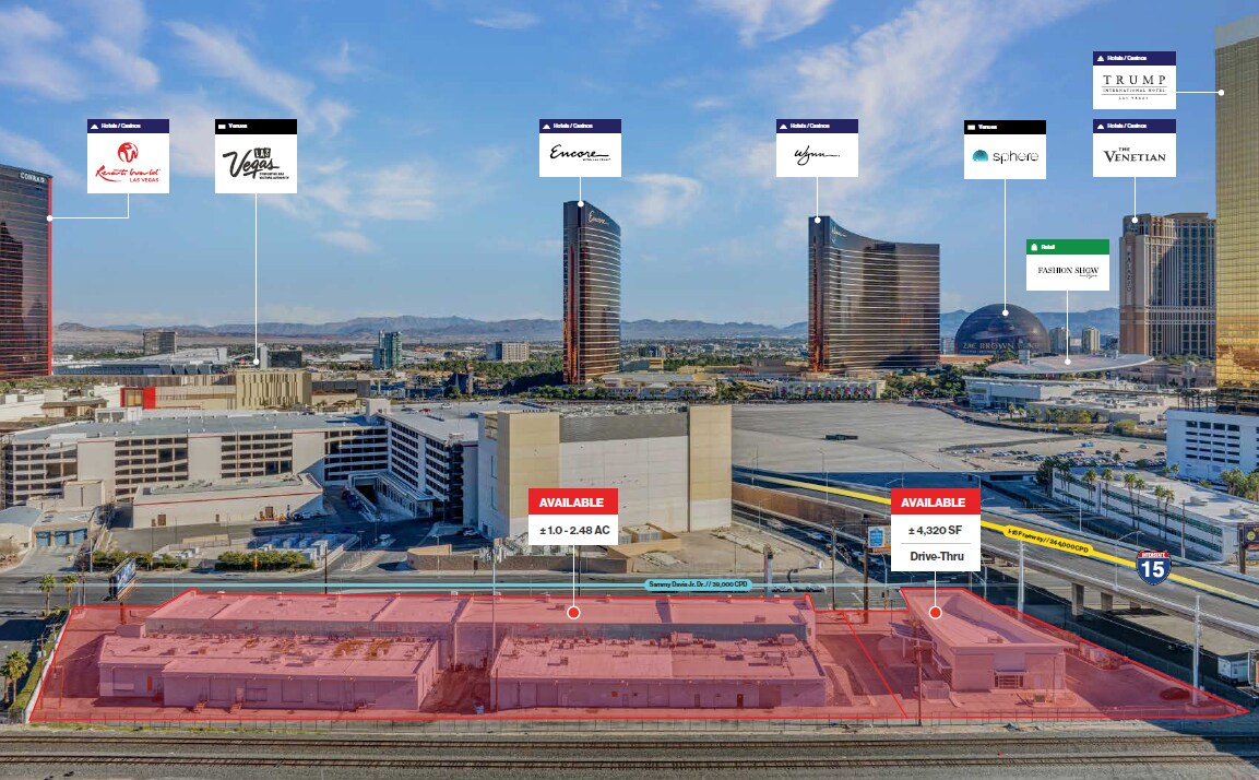 3115-3155 Sammy Davis Jr Dr, Las Vegas, NV à louer Photo principale– Image 1 sur 10