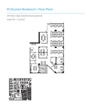 55 Shuman Blvd, Naperville, IL à louer Plan d’étage– Image 2 sur 2