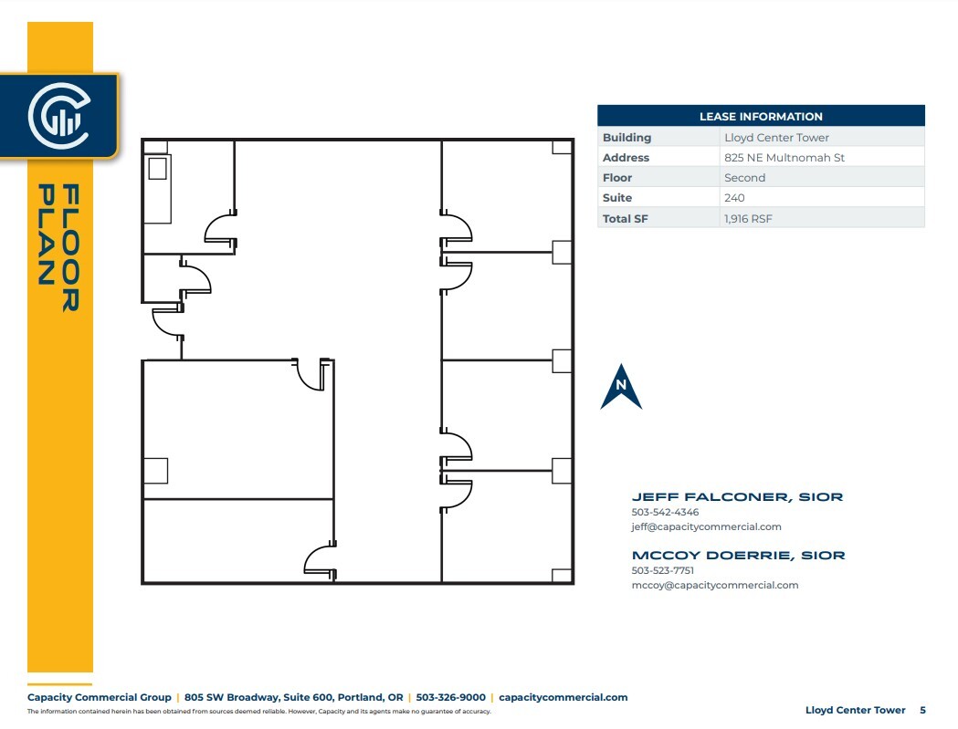 825 NE Multnomah St, Portland, OR à louer Plan d’étage– Image 1 sur 1