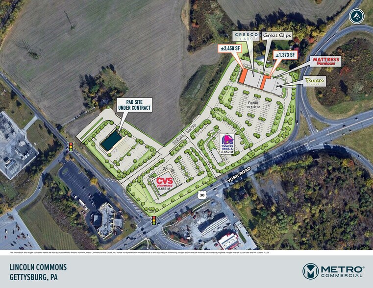 1380 York Rd, Gettysburg, PA à louer - Photo de l’immeuble – Image 2 sur 2