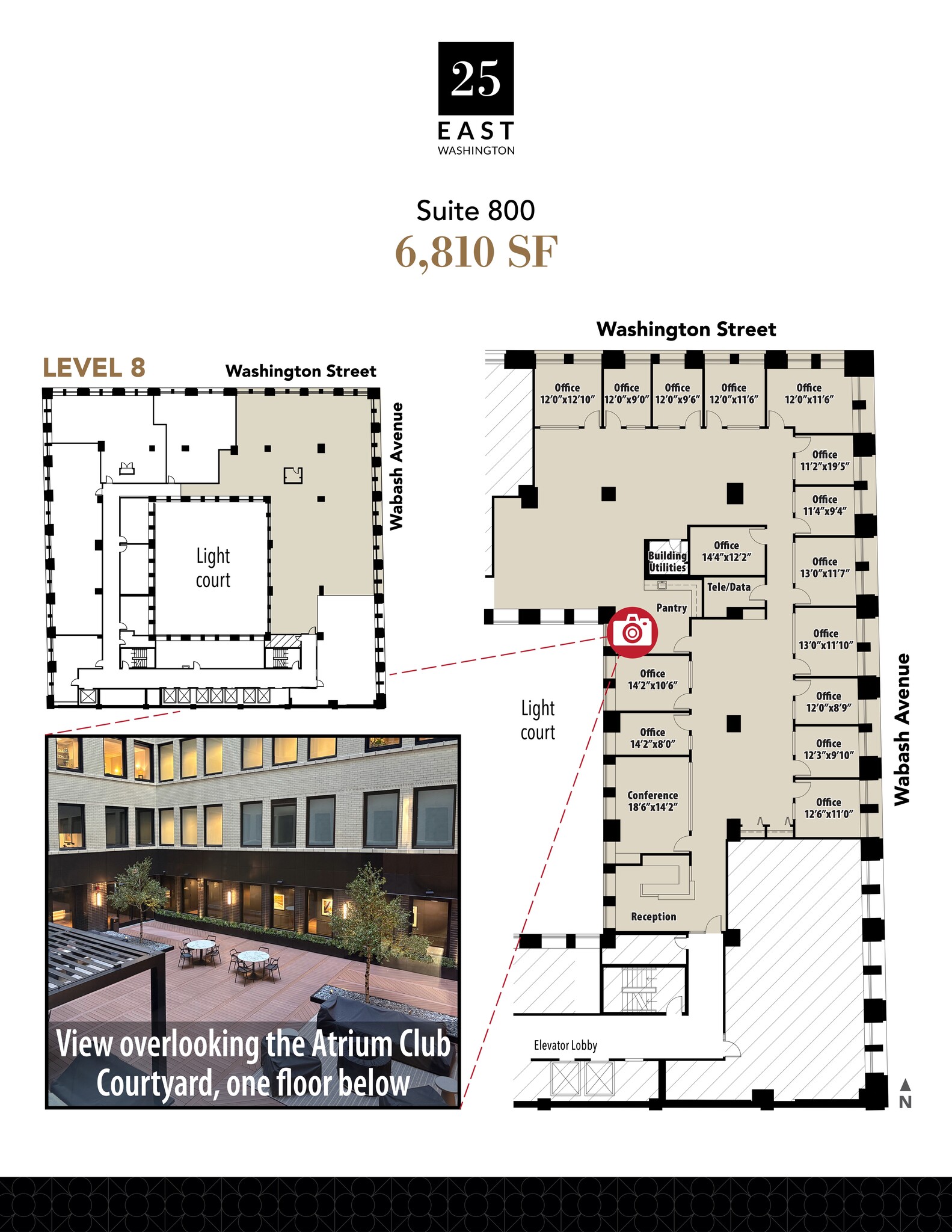 25 E Washington St, Chicago, IL à louer Plan de site– Image 1 sur 1