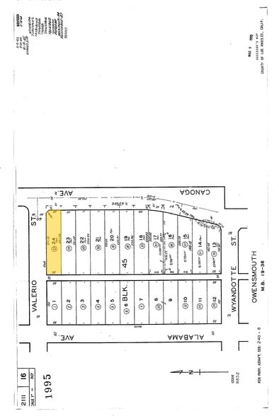 7361 Canoga Ave, Canoga Park, CA à vendre - Plan cadastral – Image 2 sur 3