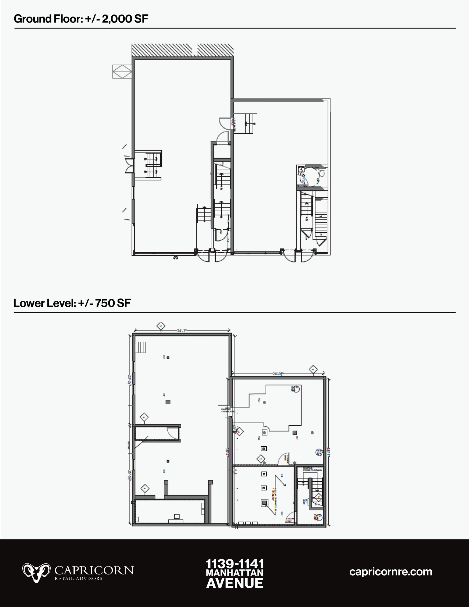 1139-1141 Manhattan Ave, Brooklyn, NY à louer Photo de l’immeuble– Image 1 sur 3