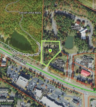 Plus de détails pour 12904 Cantrell Rd, Little Rock, AR - Terrain à vendre