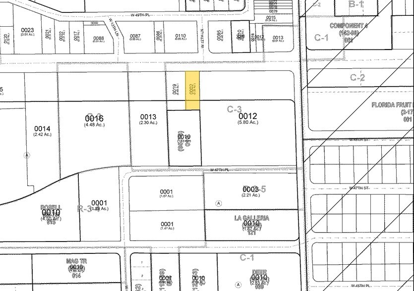 1270 W 49th St, Hialeah, FL à vendre - Plan cadastral – Image 3 sur 4