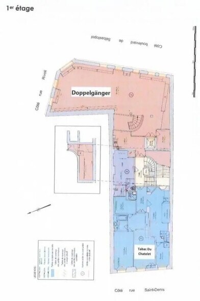 Local commercial dans Paris à vendre - Plan d’étage – Image 3 sur 4