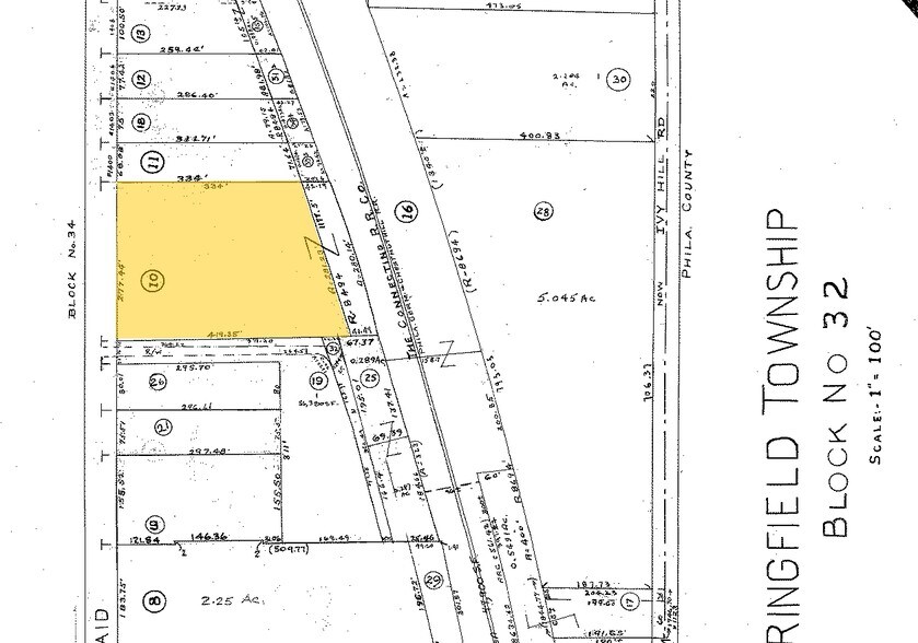 1300 E Mermaid Ln, Wyndmoor, PA à louer - Plan cadastral – Image 3 sur 6