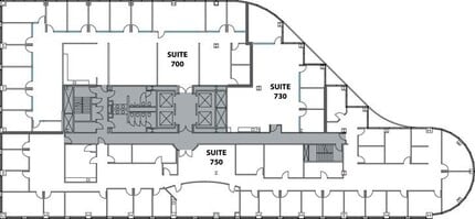 4270 Executive Sq, La Jolla, CA à louer Plan d’étage– Image 2 sur 6
