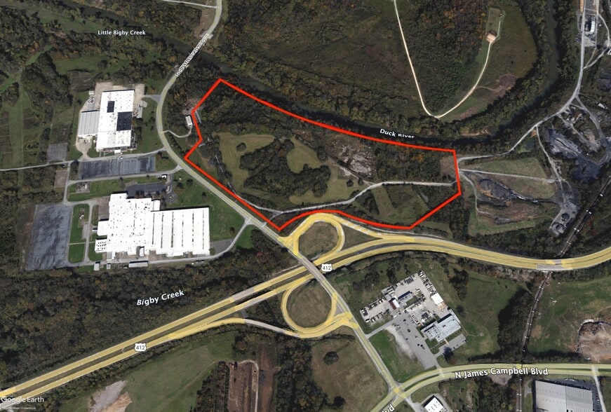 Industrial Park Rd, Columbia, TN à vendre - Aérien – Image 1 sur 3