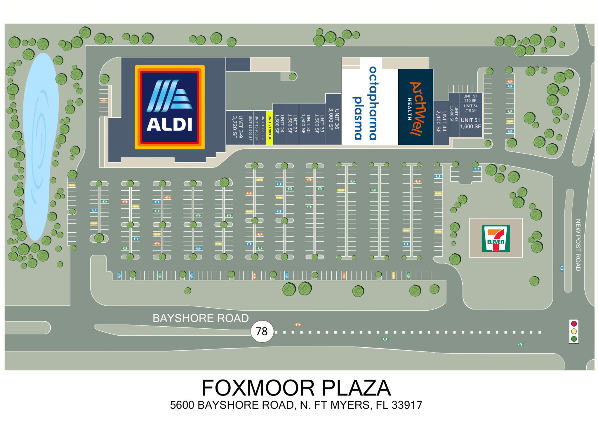 5660 Bayshore Rd, North Fort Myers, FL à louer Plan de site– Image 1 sur 1