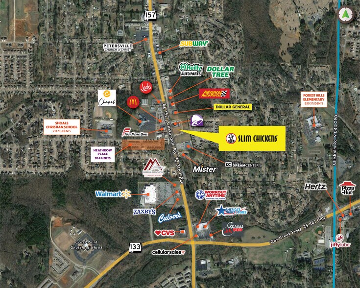 3201 Cloverdale Rd, Florence, AL à vendre - Photo de l’immeuble – Image 2 sur 9