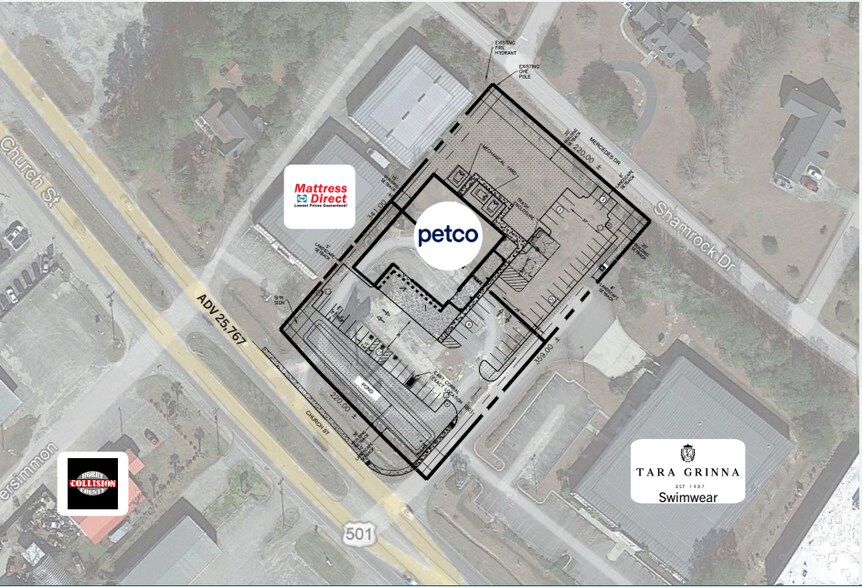 2918 Church St, Conway, SC à vendre - Aérien – Image 2 sur 2