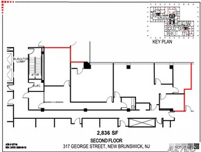 303 George St, New Brunswick, NJ à louer Plan d’étage– Image 1 sur 1