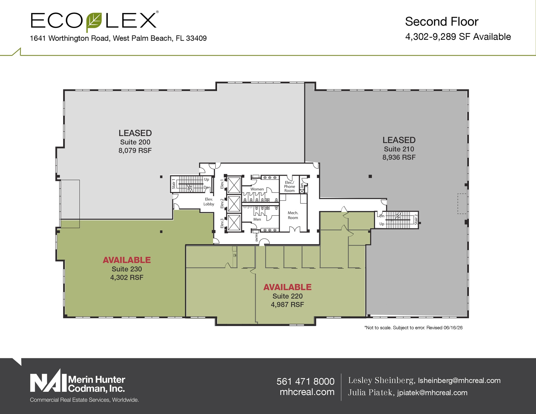 1641 Worthington Rd, West Palm Beach, FL à louer Plan d’étage– Image 1 sur 10
