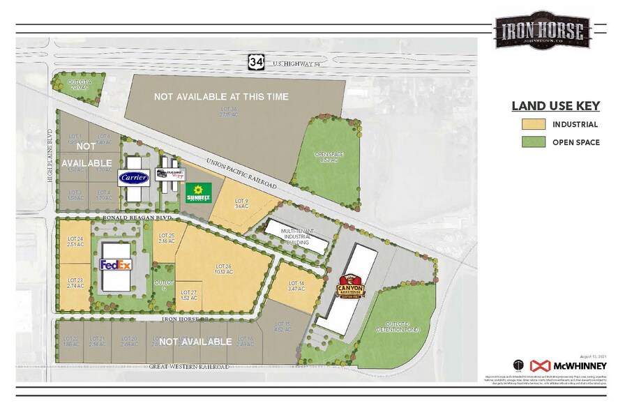 Hwy 34, Johnstown, CO à vendre - Plan de site – Image 3 sur 3