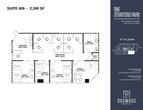 18383 Preston Rd, Dallas, TX à louer Plan d’étage– Image 1 sur 1
