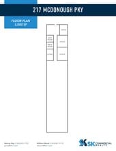 205-211 Mcdonough Pky, Mcdonough, GA à louer Plan de site– Image 2 sur 5